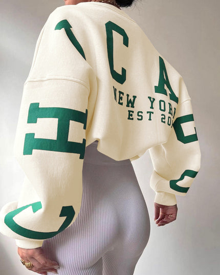 Dina | Oversized Sweatshirt WHITE