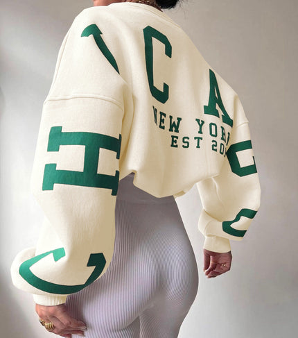 Dina | Oversized Sweatshirt WHITE