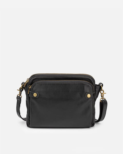 Crossbody Leather Shoulder Bags Black Handbags