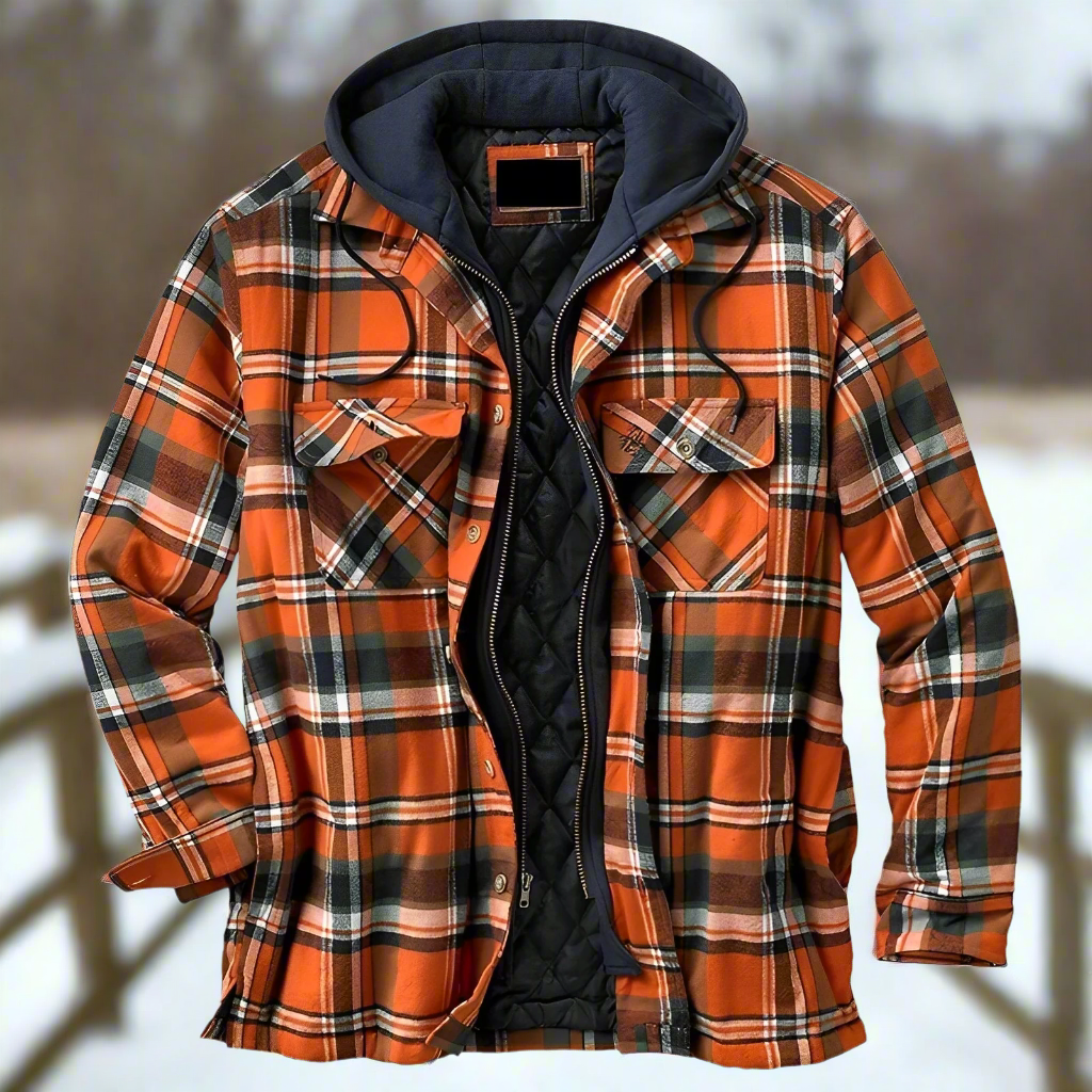Men's Padded Hooded Jacket Padded Hooded Jacket
