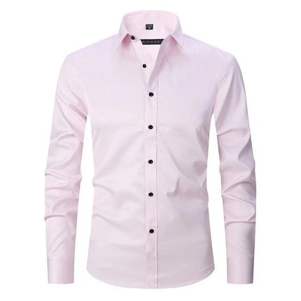 Henry | Stretch Shirt Pink Shirts & Tops