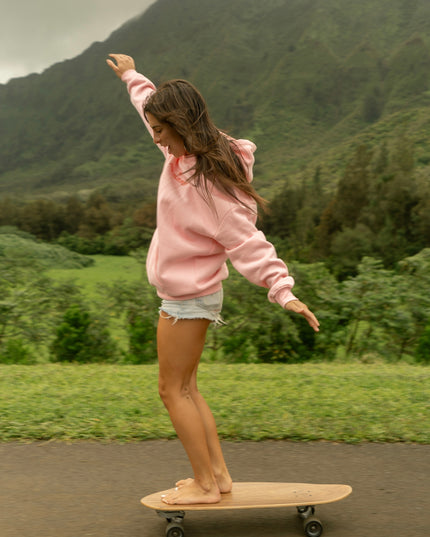 Classic Puff Hoodie in Pink