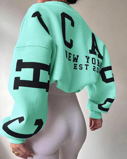Dina | Oversized Sweatshirt TURQUOISE