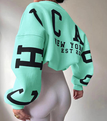 Dina | Oversized Sweatshirt TURQUOISE