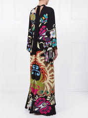 Peacock Printed Maxi Dress Dresses