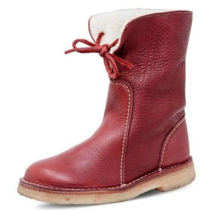 Bradford Winter Snow Boots Red Boots