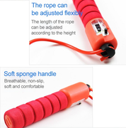 Adjustable Skipping Rope with Counter Cardio