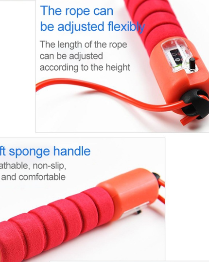 Adjustable Skipping Rope with Counter Cardio