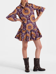 Tiered Dropped Waist Mini Dress Dresses