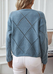 Elegant Sequin-Knit Sweater - OKOHOKO™ FASHION