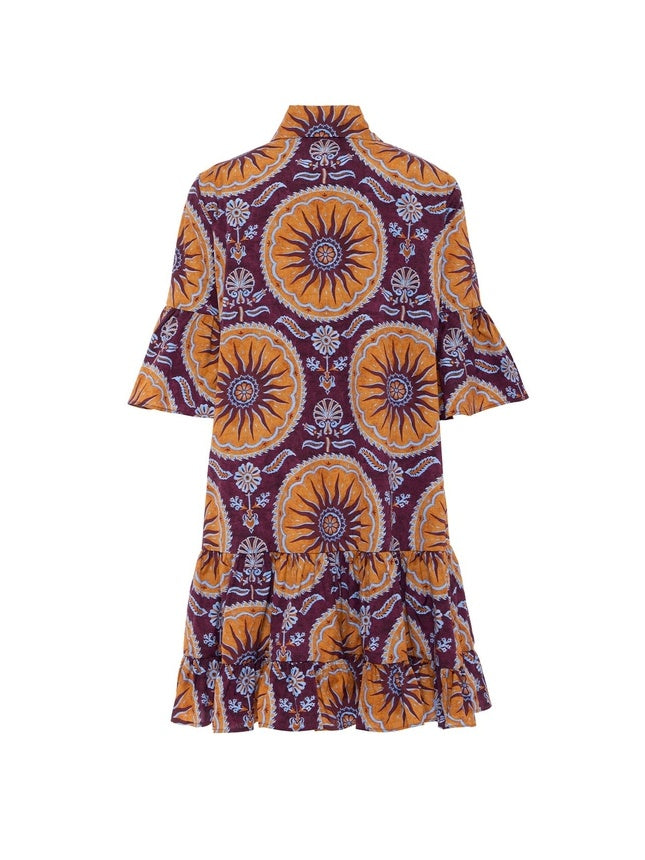 Tiered Dropped Waist Mini Dress Dresses