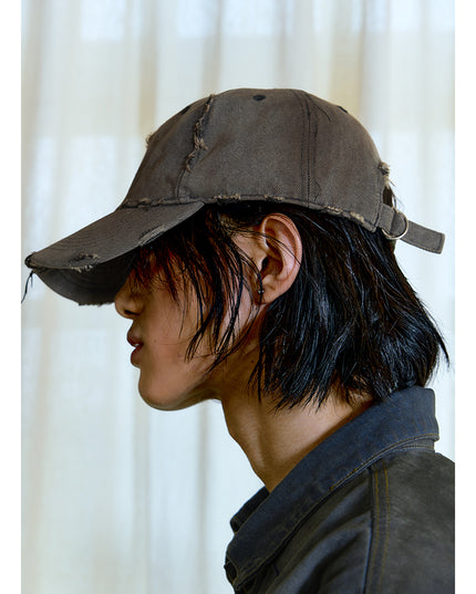 Unisex Mesh-Rust Embroidery Cap Caps