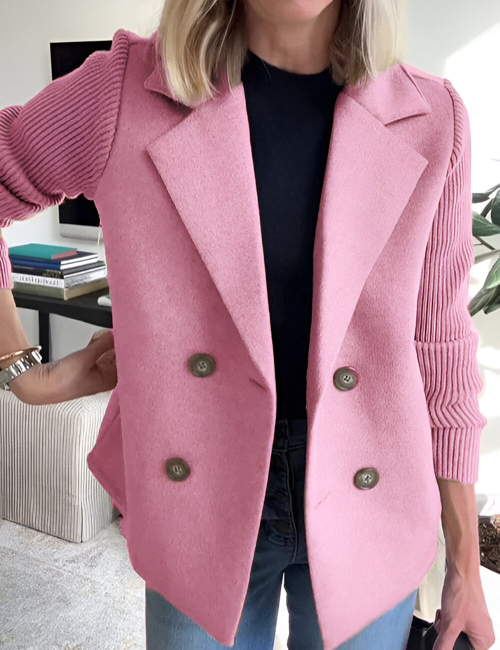 Elizabeth | Elegant jacket Pink