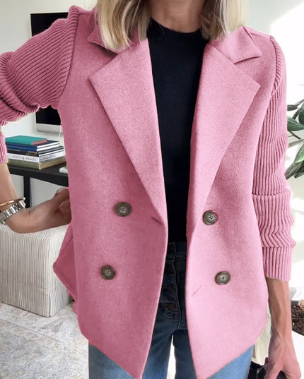 Sasha Casual Blazer Coat Pink Women's Coats & Jackets