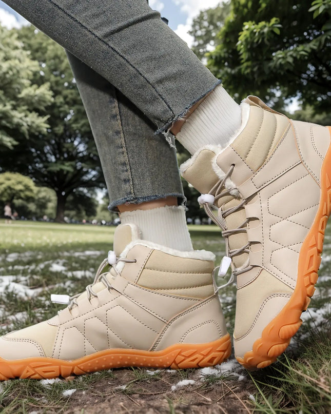 WinterPro - Waterproof Winter Barefoot Shoes (Unisex) Beige