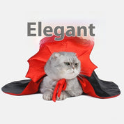 Pet Vampire Cloak Halloween Costume Pet Apparel