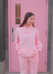 Classic Puff Hoodie in Pink - Soft, Stylish, Comfortable Women's Hoodie
