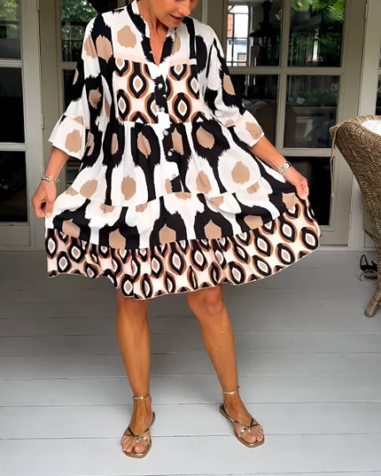 Lavira - Elegant Midi Dress