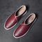 Maverick Leather Loafers Wine Red Men's Loafers