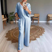 Summer Short-sleeved T-shirt Two-piece Set For Women Outfit Sets