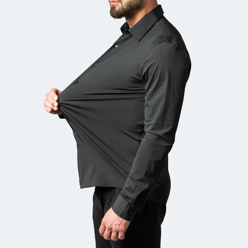 NoCrease | Wrinkle-Free Stretch Shirt Men Shirts