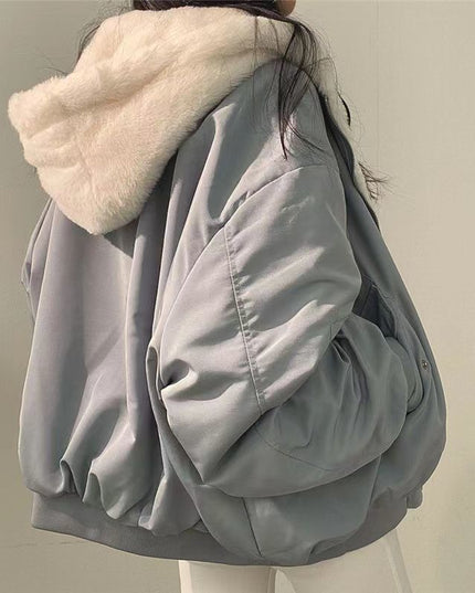 Two-way Hooded Jacket Jacket