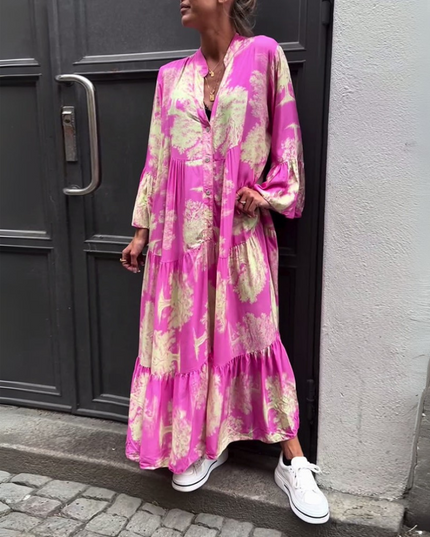 Nerina | Stylish Floral Maxi Dress Dresses