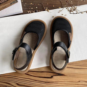 Women Casual Shoes Flat Bottom Breathable sandals Black Women's Sandals