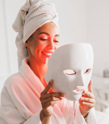 Vrimlo 7 Color LED Therapy Mask for Effortlessly Smoother Skin Beauty