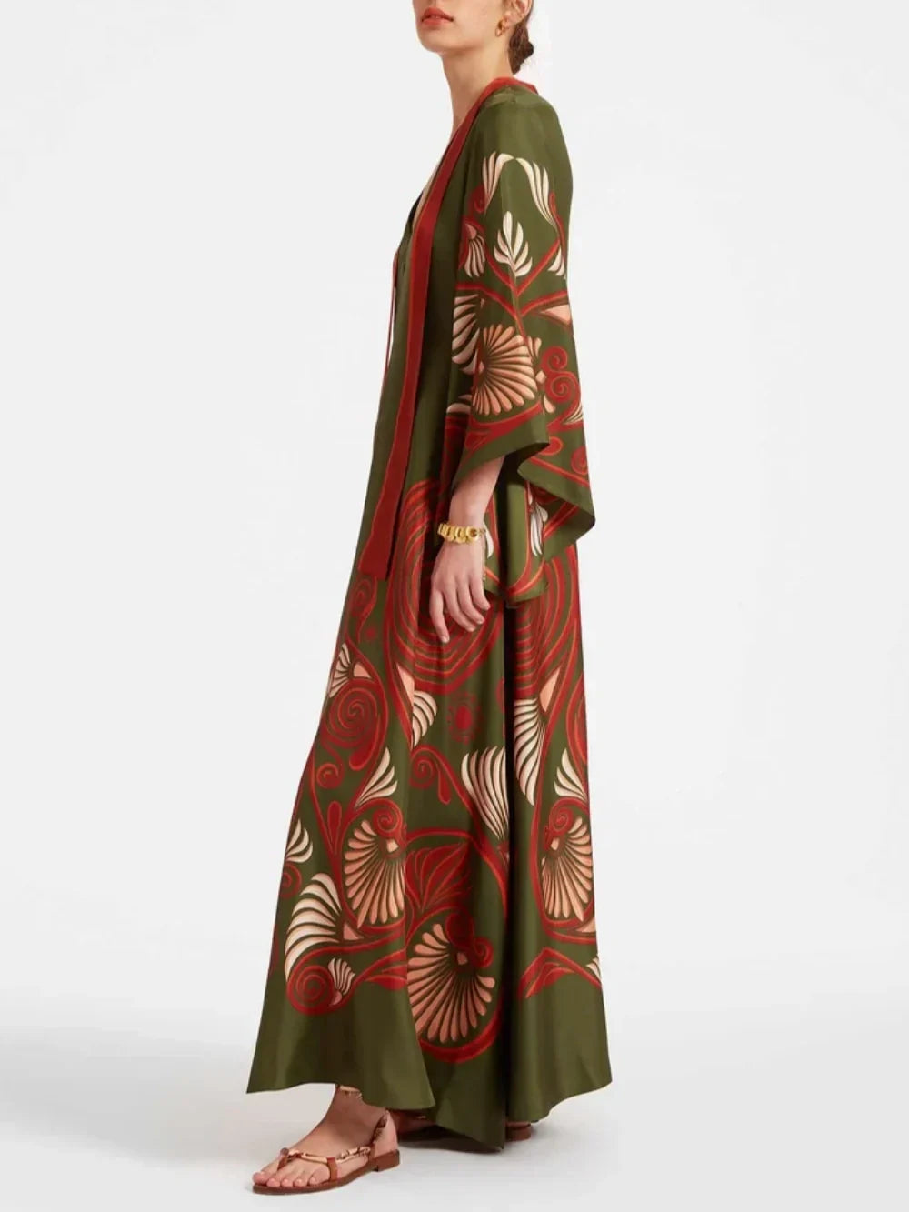 Elegance Dazzling Print Maxi Dress Dresses