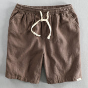 Men’s Mito Japan‑Style Shorts Brown Men Shorts