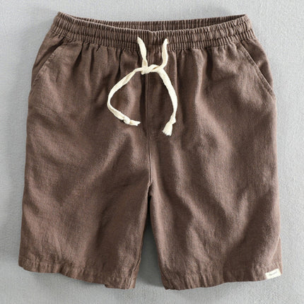 Men’s Mito Japan‑Style Shorts Brown Men Shorts