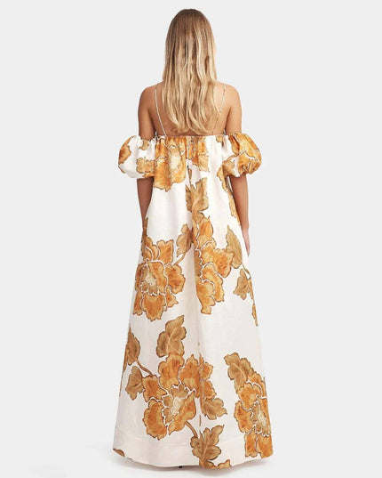 Floral Print Sling Dress Dresses
