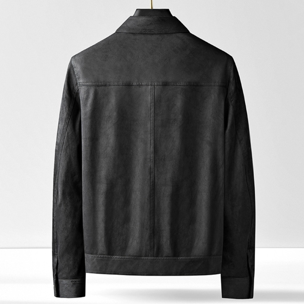 Frontier Suede Jacket – Rugged Chic Outerwear Men Jacket