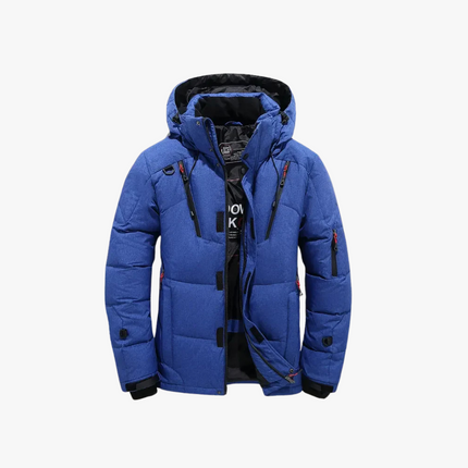 Windproof Winter Jacket Blue Winter Jacket