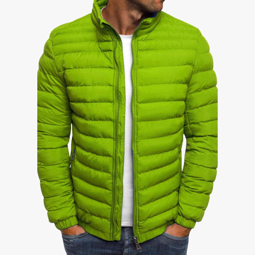 Archie | Premium Quilted Jacket Green Jacket