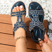 Orthopedic Boho Sandals Blue Orthopedic Sandals