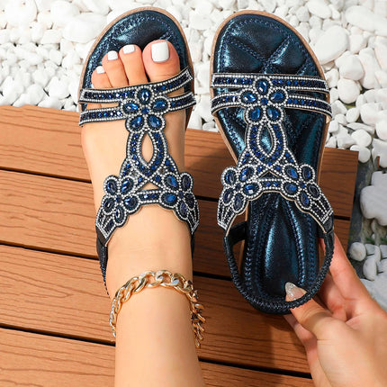 Orthopedic Boho Sandals Blue Orthopedic Sandals