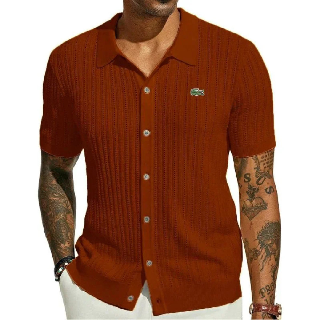 Classic Men's Tailored Shirt Red Men Shirts