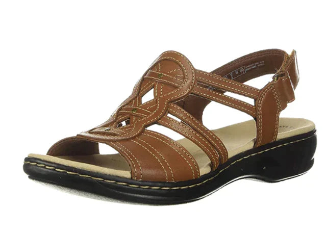 Women's Orthopedic Flat Sandals Brown Orthopedic Sandals