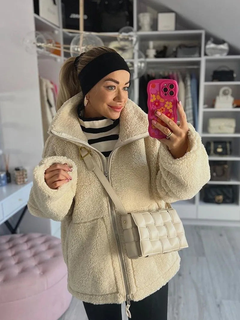 Cozy Teddy Fleece Jacket Fleece Jacket