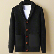 Alexander Matthew Vintage Cardigan Nero Vecchio Cardigan