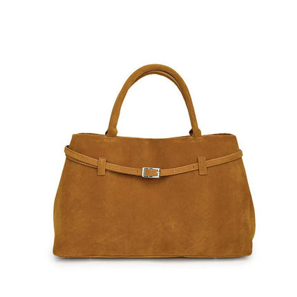 Versatile Suede Tote Bag Turmeric Tote Bags