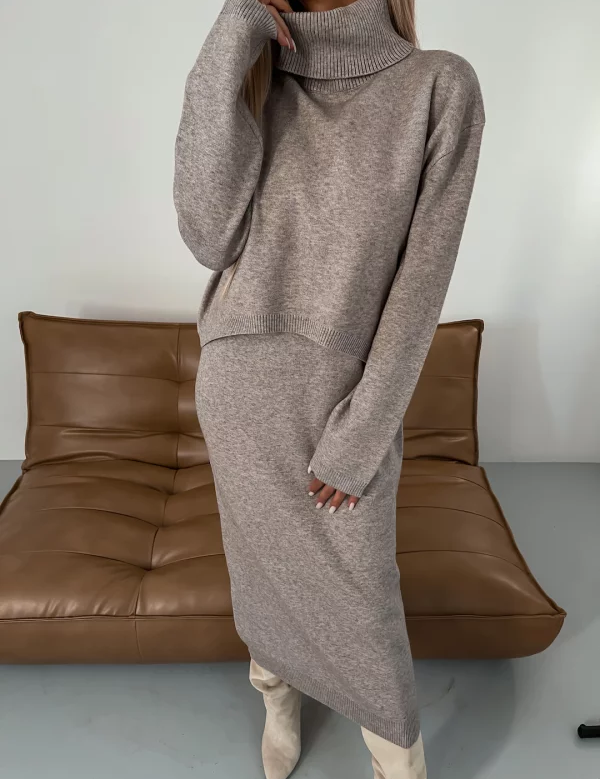 Leona | Elegant Warm Set Dress