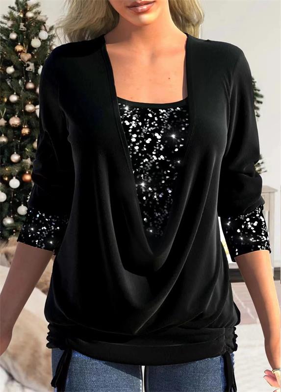 Gie | Elegante top Black 50% Korting Shirts & Tops