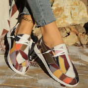 Trendy Plaid Canvas Shoes Shoes