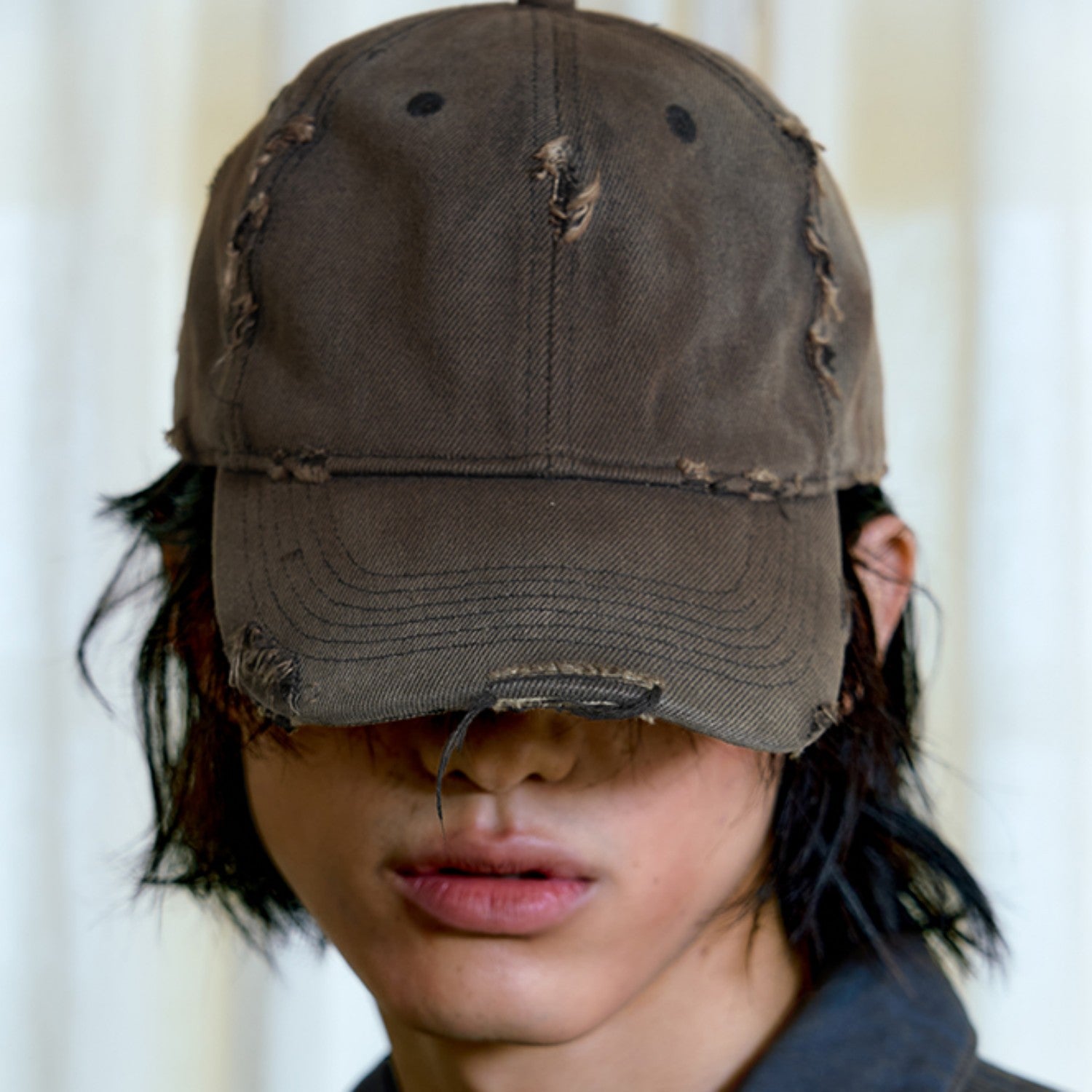 Unisex Mesh-Rust Embroidery Cap Caps