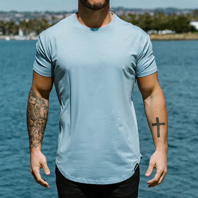 Wade | Figure-correcting T-shirt Blauw T-Shirts
