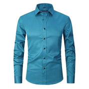 Henry | Stretch Shirt Light Green Shirts & Tops