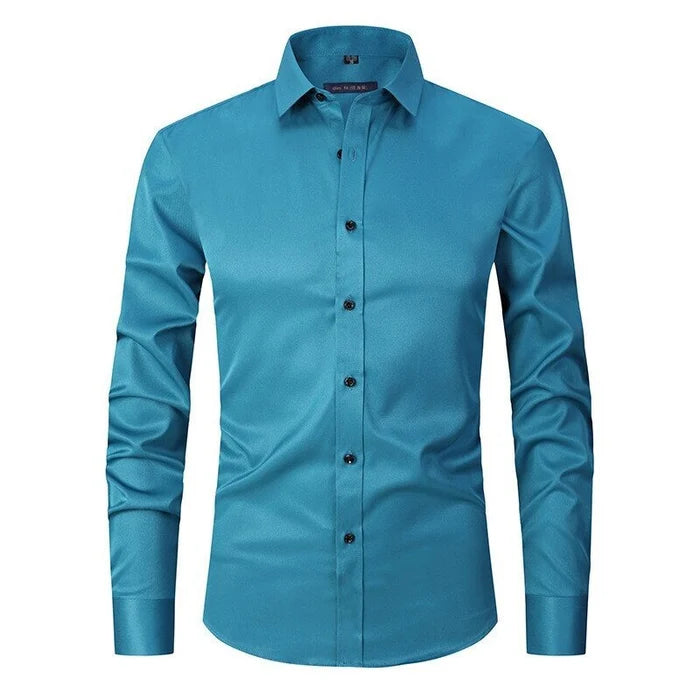 Henry | Stretch Shirt Light Green Shirts & Tops